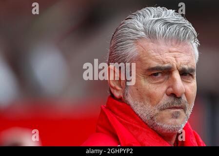 Maurizio Arrivabene (ITA) Ferrari Team Principal.  26.02.2018. Formula One Testing, Day One, Barcelona, Spain. Monday.  Photo credit should read: XPB/Press Association Images. Stock Photo