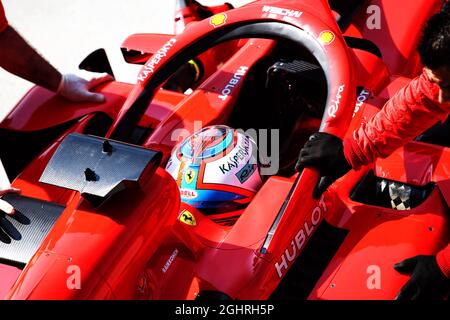 Kimi Raikkonen (FIN) Ferrari SF71H.  01.08.2018. Formula 1 Testing, Budapest, Hungary.  Photo credit should read: XPB/Press Association Images. Stock Photo