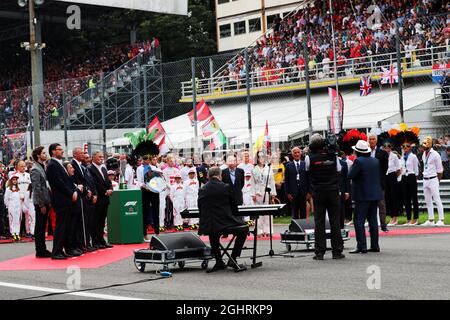 Grid atmosphere.  02.09.2018. Formula 1 World Championship, Rd 14, Italian Grand Prix, Monza, Italy, Race Day.  Photo credit should read: XPB/Press Association Images. Stock Photo