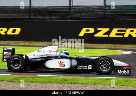 Mika Hakkinen (FIN) in the 1998 McLaren MP4-13. 07.10.2018