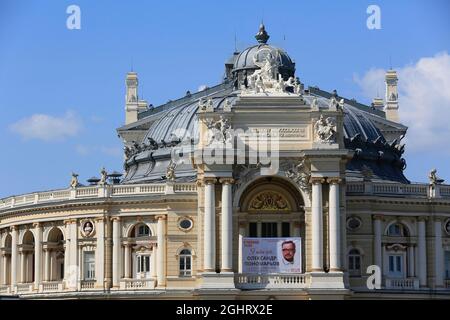 Opera House Odessa National Academic Theater of Opera and Ballet, Odessa, Ukraine Stock Photo