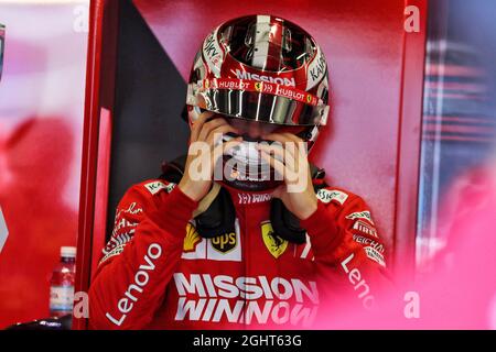 Charles Leclerc (MON) Ferrari.  27.04.2019. Formula 1 World Championship, Rd 4, Azerbaijan Grand Prix, Baku Street Circuit, Azerbaijan, Qualifying Day.  Photo credit should read: XPB/Press Association Images. Stock Photo