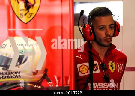 Luca Ghiotto (ITA) UNI-Virtuosi Racing, with the Ferrari team.  11.05.2019. Formula 1 World Championship, Rd 5, Spanish Grand Prix, Barcelona, Spain, Qualifying Day.  Photo credit should read: XPB/Press Association Images. Stock Photo