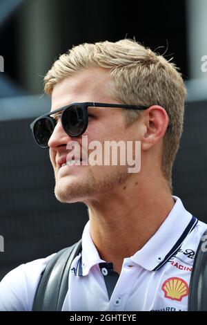 Marcus Ericsson (SWE) Alfa Romeo Racing Third Driver.  29.08.2019. Formula 1 World Championship, Rd 13, Belgian Grand Prix, Spa Francorchamps, Belgium, Preparation Day.  Photo credit should read: XPB/Press Association Images. Stock Photo