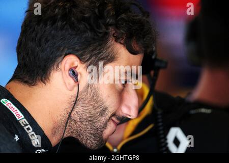 Daniel Ricciardo (AUS) Renault F1 Team.  06.09.2019. Formula 1 World Championship, Rd 14, Italian Grand Prix, Monza, Italy, Practice Day.  Photo credit should read: XPB/Press Association Images. Stock Photo