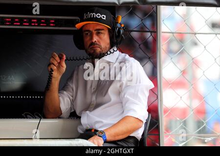Fernando Alonso (ESP) McLaren Test Driver.  07.09.2019. Formula 1 World Championship, Rd 14, Italian Grand Prix, Monza, Italy, Qualifying Day.  Photo credit should read: XPB/Press Association Images. Stock Photo