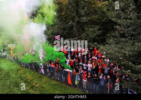 Fans.  08.09.2019. Formula 1 World Championship, Rd 14, Italian Grand Prix, Monza, Italy, Race Day.  Photo credit should read: XPB/Press Association Images. Stock Photo