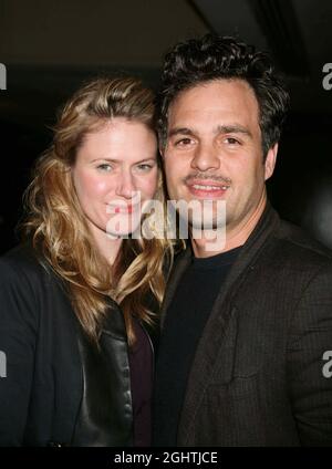 Mark Ruffalo and wife Sunrise Coigney attend the 51st Annual Drama Desk Awards at Fiorello H. LaGuardia High School of Music & Art and Performing Arts Concert Hall at Lincoln Center in New York City on May 21, 2006.  Photo Credit: Henry McGee/MediaPunch Stock Photo
