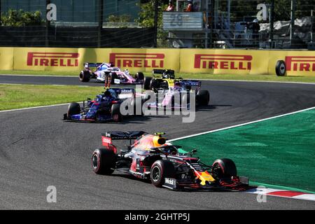 Alexander Albon (THA) Red Bull Racing RB15.  Japanese Grand Prix, Sunday 13th October 2019. Suzuka, Japan.  13.10.2019. Formula 1 World Championship, Rd 17, Japanese Grand Prix, Suzuka, Japan, Sunday.  Photo credit should read: XPB/Press Association Images. Stock Photo