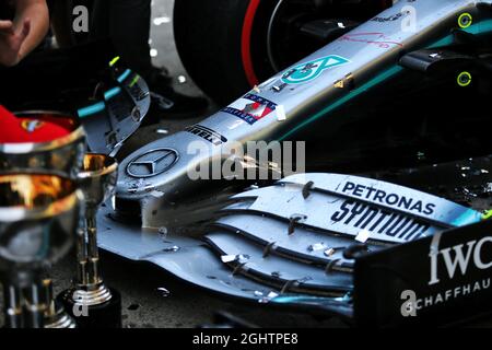 Mercedes AMG F1 celebrate a 1-3 finish and winning the Constructors Championship.    13.10.2019. Formula 1 World Championship, Rd 17, Japanese Grand Prix, Suzuka, Japan, Sunday.  Photo credit should read: XPB/Press Association Images. Stock Photo