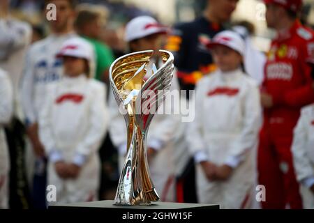 Winner's trophy on the grid. 12.09.2021. Formula 1 World Championship, Rd  14, Italian Grand Prix, Monza, Italy, Race Day. Photo credit should read:  XPB/Press Association Images Stock Photo - Alamy