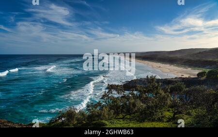 Main Beach, North Stradbroke Island, Queensland, Australia Stock Photo