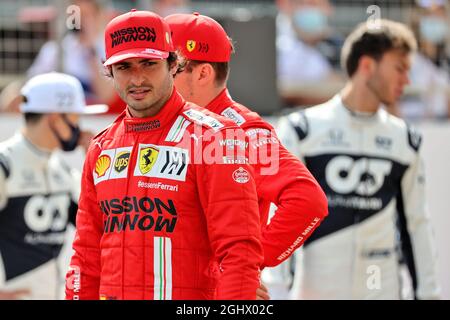 Carlos Sainz Jr (ESP) Ferrari.  12.03.2021. Formula 1 Testing, Sakhir, Bahrain, Day One.  Photo credit should read: XPB/Press Association Images. Stock Photo