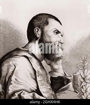 Pietro Aretino, 1492 – 1556, an Italian author Stock Photo