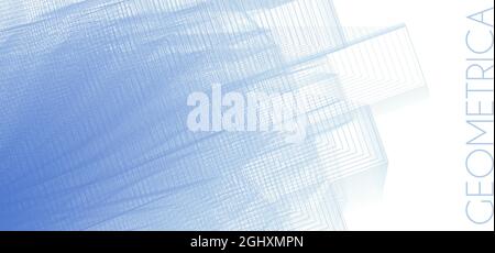 Abstract light blue background with thin geometric texture. Subtle vector grasphic pattern Stock Vector