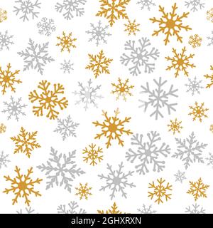Winter seamless background creative concept. Season's greetings. Merry Christmas and A Happy New year decoration. Decorative elements. Isolated abstra Stock Vector