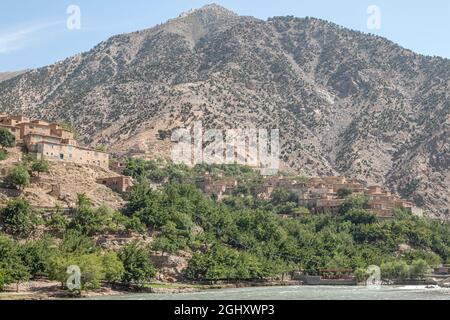 The Panjshir Valley in Afghanistan Stock Photo