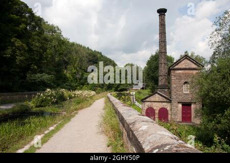 Leawood Pumphouse on the Cromford Canal nr Matlock, Derbyshire, England
