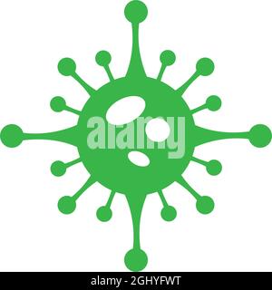 Bacterial Probiotic icon vector flat design template Stock Vector