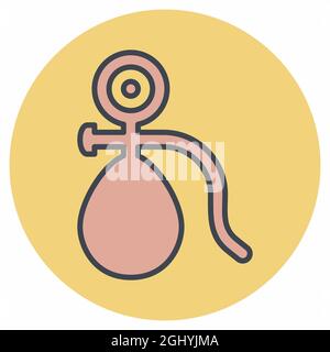 Icon Vector of Blood Pressure Monitor - Color Mate Style - Simple illustration, Editable stroke, Design template vector, Good for prints, posters, adv Stock Vector
