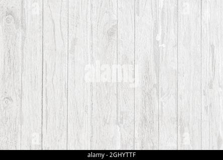 White wood background. Texture of white wooden wall Stock Photo