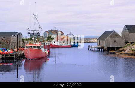 Peggy’s Cove village, Nova Scotia, Canada Stock Photo