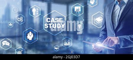 In the social and life sciences a case study concept. Stock Photo
