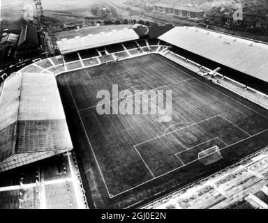 Old Trafford Football Ground, Manchester. 26th January 1965 Stock Photo