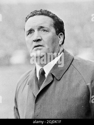 Glasgow: A new portrait of soccer manager Jock Stein of successful Scottish Club Celtic. Once again the Glasgow side has taken the Scottish league Division One championships. 3 May 1968 Stock Photo