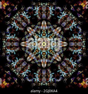 Colorful kaleidoscope. Stock Photo