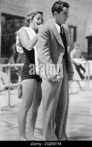 1932 Olympic Games, Los Angeles, USA, swimmer Josephine McKim Stock Photo