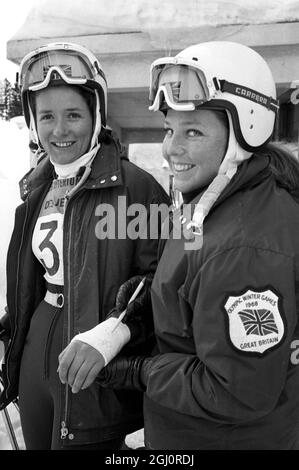 Gina Hathorn, Grenoble Winter Olympic Games, France, 1968 Stock Photo ...