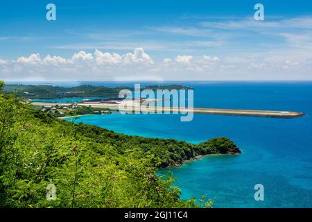 Cyril E. King Airport, Brewers Bay, St. Thomas, US Virgin Islands. Stock Photo