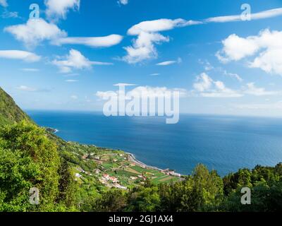 Faja dos Vimes. Sao Jorge Island, Azores, Portugal. Stock Photo