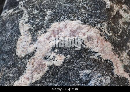 Hornblende granite rocks, California Stock Photo
