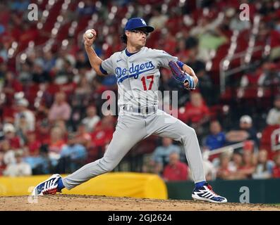 Los Angeles Dodgers relief pitcher Joe Kelly throws to the plate