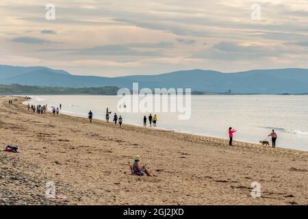 Banna Beach, Ballyheigue Bay, near Tralee, Co. Kerry, Ireland. Stock Photo