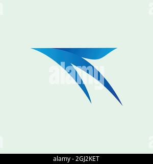 abstract arrow logo icon flat design vector graphic concept Stock Vector