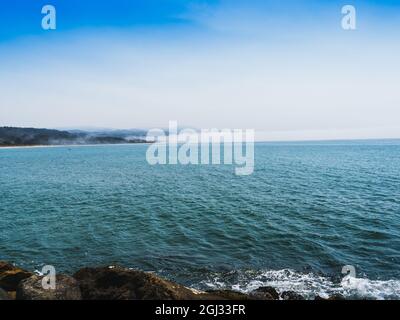 Half Moon Bay, HMB, California, USA, summer day, beautiful views, beach, nice weather Stock Photo