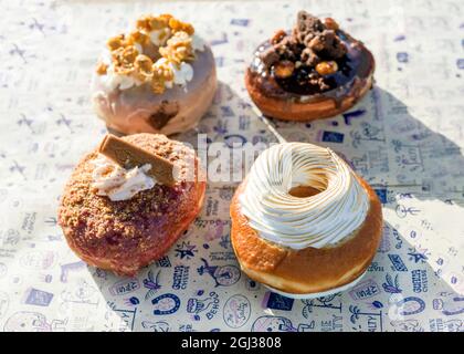 Salty Doughnut  Cafe Wynwood  Art District South Miami, Miami Florida,USA Stock Photo