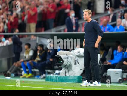 Kasper Hjulmand of Denmark during Denmark against Austria, World Cup ...