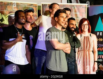 Best Newcomer Comedy Awards Line Up, Southend Arts Festival, Essex © Clarissa Debenham / Alamy Stock Photo