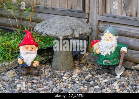 Garden Gnomes Stock Photo