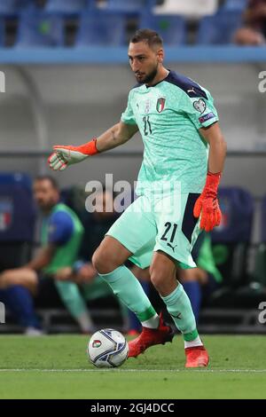 Reggio Emilia, Italy, 8th September 2021.   during the FIFA World Cup qualifiers match at Mapei Stadium, Reggio Emilia. Picture credit should read: Jonathan Moscrop / Sportimage Stock Photo