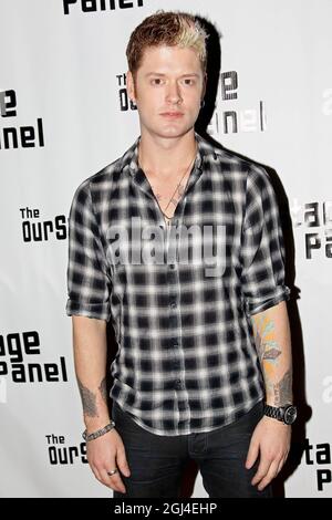 New York, NY, USA. 28 November, 2011. Nash Overstreet, of Hot Chelle Rae at the 2011 OurStage panel finale at The Canal Room. Credit: Steve Mack/Alamy Stock Photo