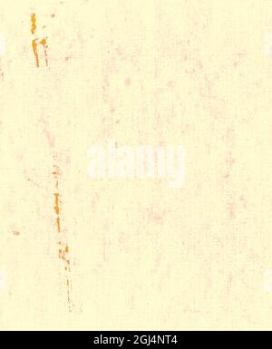 Handmade. Burnt Sienna acrylic color with gold paint stains on canvas texture. High resolution scanned file technique. Stock Photo