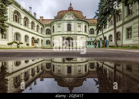 Zrenjanin City Hall Inner Yard Stock Photo