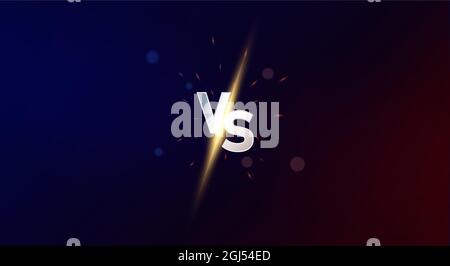 Versus image blank Stock Vector