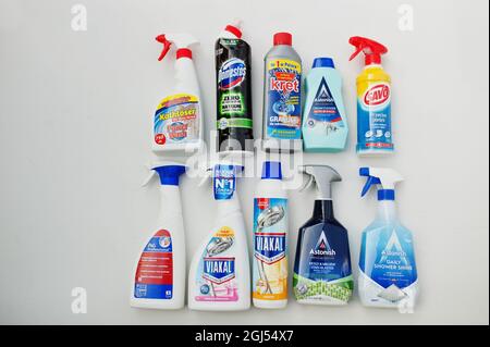 Kyiv, Ukraine - September,9 2021: detergents for plumbing Stock Photo