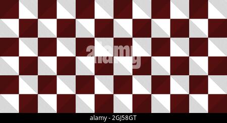 Plaid tartan fabric textile mosaic square wrapping paper abstract backgrounds textured wallpaper decoration pattern seamless vector illustration EPS Stock Vector